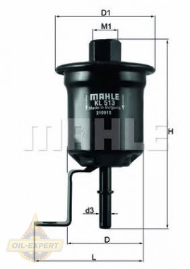 Mahle/knecht Фільтр паливний MAHLE/KNECHT KL 513 - Заображення 1