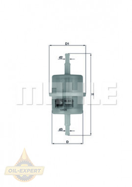 Mahle/Knecht Фильтр топливный MAHLE/KNECHT KL 63 - Картинка 1