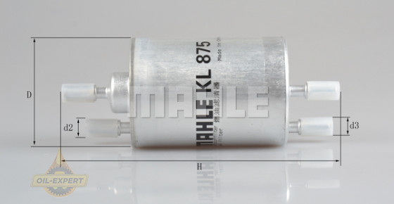 Mahle/knecht Фильтр топливный MAHLE/KNECHT KL 875 - Картинка 1