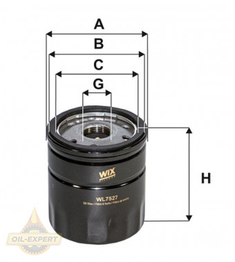 Wix Фильтр масляный WIX WL7527 - Картинка 1