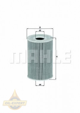 Mahle/Knecht Фильтр масляный MAHLE/KNECHT OX 388D - Картинка 2