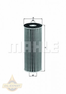 Mahle/knecht Фильтр масляный MAHLE/KNECHT OX 133D - Картинка 2
