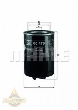 Mahle/knecht Фильтр масляный MAHLE/KNECHT OC 470 - Картинка 1