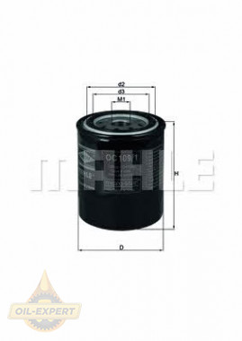 Mahle/Knecht Фильтр масляный MAHLE/KNECHT OC 109/1 - Картинка 1