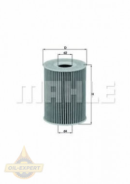 Mahle/knecht Фільтр масляний MAHLE/KNECHT OX 380D - Заображення 1