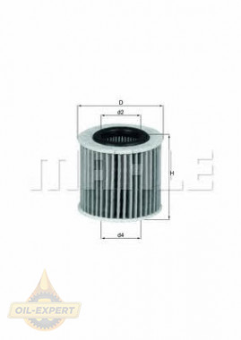 Mahle/Knecht Фильтр масляный MAHLE/KNECHT OX 416D2 - Картинка 1