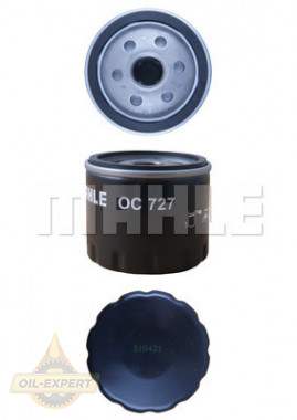 Mahle/knecht Фильтр масляный MAHLE/KNECHT OC 727 - Картинка 3