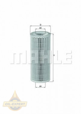 Mahle/knecht Фильтр масляный MAHLE/KNECHT OX 381D - Картинка 1