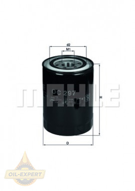 Mahle/knecht Фильтр масляный MAHLE/KNECHT OC 297 - Картинка 2