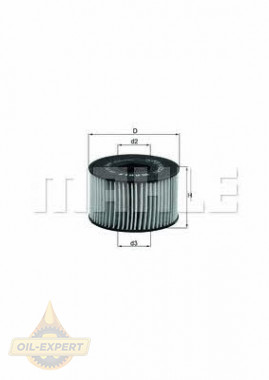 Mahle/Knecht Фильтр масляный MAHLE/KNECHT OX 191D - Картинка 1