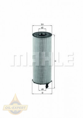 Mahle/Knecht Фильтр масляный MAHLE/KNECHT OX 196/1D - Картинка 1