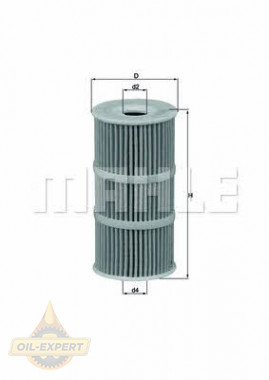 Mahle/knecht Фильтр масляный MAHLE/KNECHT OX 389/1D - Картинка 1