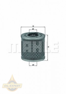 Mahle/knecht Фільтр масляний MAHLE/KNECHT OX 91D - Заображення 1