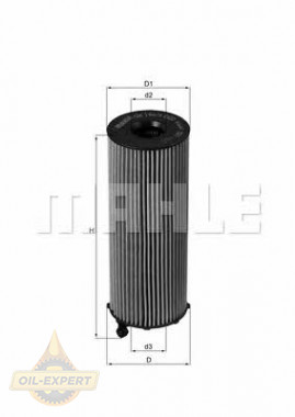 Mahle/Knecht Фильтр масляный MAHLE/KNECHT OX 196/3D - Картинка 2