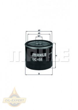 Mahle/knecht Фильтр масляный MAHLE/KNECHT OC 458 - Картинка 2