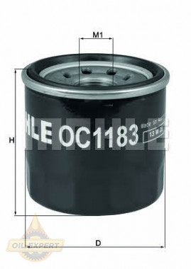 Mahle/knecht Фільтр масляний MAHLE/KNECHT OC 1183 - Заображення 1