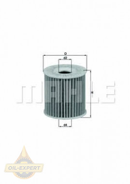 Mahle/Knecht Фильтр масляный MAHLE/KNECHT OX 346D - Картинка 1