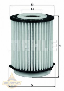 Mahle/knecht Фільтр масляний MAHLE/KNECHT OX 982D - Заображення 1