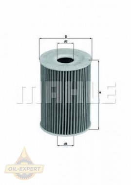 Mahle/Knecht Фильтр масляный MAHLE/KNECHT OX 415D - Картинка 1