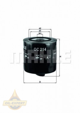 Mahle/Knecht Фильтр масляный MAHLE/KNECHT OC 214 - Картинка 1