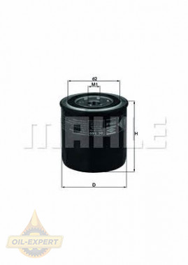 Mahle/Knecht Фильтр масляный MAHLE/KNECHT OC 140 - Картинка 1
