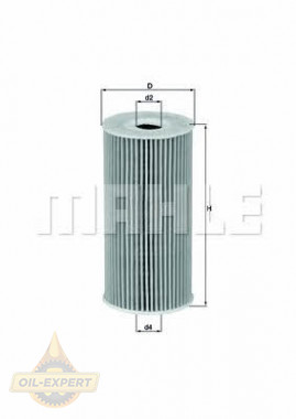 Mahle/knecht Фільтр масляний MAHLE/KNECHT OX 377D - Заображення 1