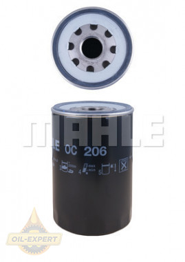Mahle/Knecht Фильтр масляный MAHLE/KNECHT OC 206 - Картинка 3