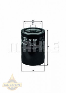 Mahle/Knecht Фильтр масляный MAHLE/KNECHT OC 486 - Картинка 1