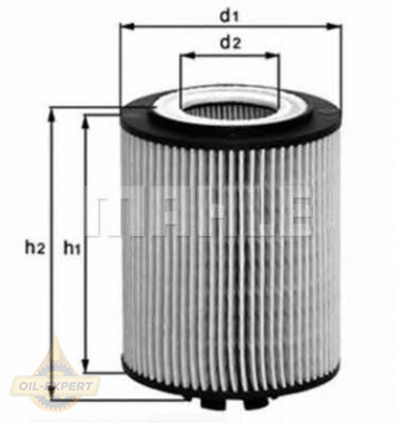 Mahle/Knecht Фильтр масляный MAHLE/KNECHT OX 174D - Картинка 1