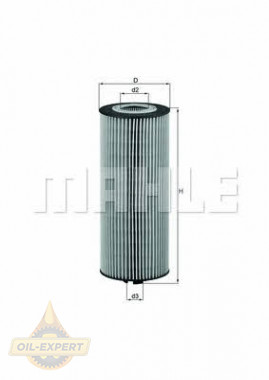 Mahle/Knecht Фильтр масляный MAHLE/KNECHT OX 174D - Картинка 2