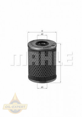 Mahle/Knecht Фильтр масляный MAHLE/KNECHT OX 187D - Картинка 1