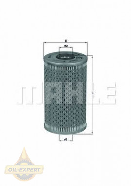 Mahle/Knecht Фильтр масляный MAHLE/KNECHT OX 96D - Картинка 1