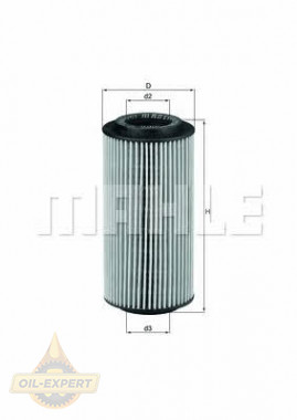Mahle/knecht Фильтр масляный MAHLE/KNECHT OX 179D - Картинка 1