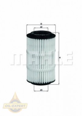 Mahle/Knecht Фильтр масляный MAHLE/KNECHT OX 345/7D - Картинка 1