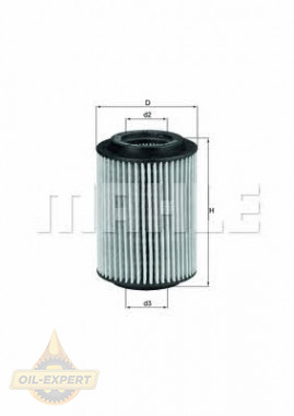 Mahle/Knecht Фильтр масляный MAHLE/KNECHT OX 347D - Картинка 1