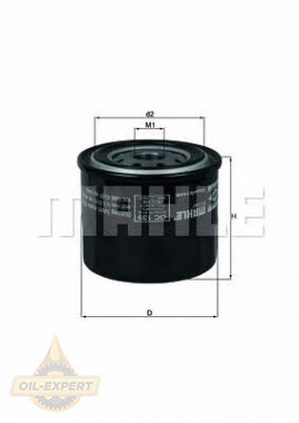 Mahle/Knecht Фильтр масляный MAHLE/KNECHT OC 139 - Картинка 1