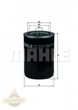 Mahle/knecht Фильтр масляный MAHLE/KNECHT OC 613 - Картинка 2