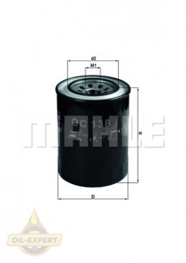 Mahle/Knecht Фильтр масляный MAHLE/KNECHT OC 138 - Картинка 2