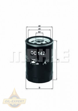 Mahle/Knecht Фильтр масляный MAHLE/KNECHT OC 142 - Картинка 1