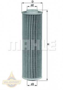 Mahle/knecht Фільтр масляний MAHLE/KNECHT OX 183/5D - Заображення 1