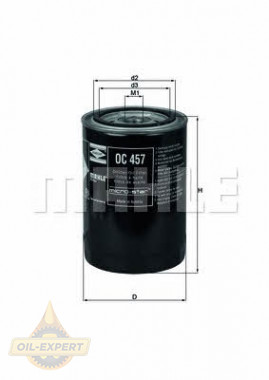 Mahle/knecht Фильтр масляный MAHLE/KNECHT OC 457 - Картинка 1