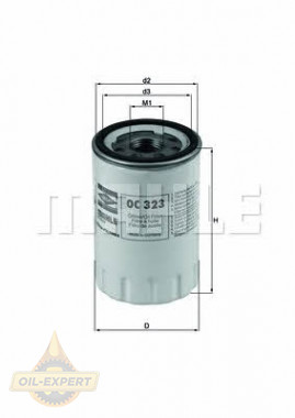 Mahle/Knecht Фильтр масляный MAHLE/KNECHT OC 323 - Картинка 2