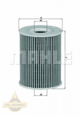 Mahle/knecht Фільтр масляний MAHLE/KNECHT OX 355/3D - Заображення 1