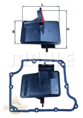 Mahle/Knecht Фільтр АКПП MAHLE/KNECHT HX 166D - Картинка 2