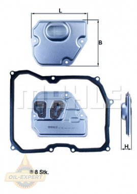 Mahle/Knecht Фільтр АКПП MAHLE/KNECHT HX 169KIT - Картинка 2