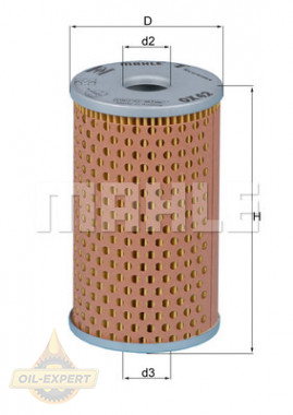 Mahle/Knecht Фильтр масляный MAHLE/KNECHT OX 42 - Картинка 2