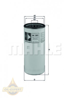 Mahle/Knecht Фильтр масляный MAHLE/KNECHT OC 282 - Картинка 2