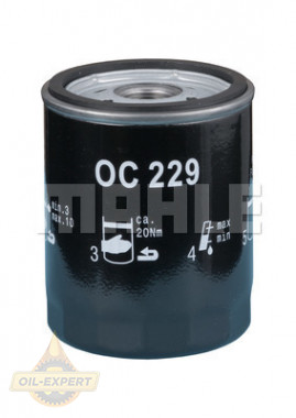 Mahle/Knecht Фильтр масляный MAHLE/KNECHT OC 229 - Картинка 3