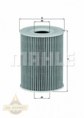 Mahle/Knecht Фильтр масляный MAHLE/KNECHT OX 254D2 - Картинка 1