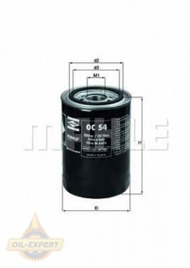 Mahle/Knecht Фильтр масляный MAHLE/KNECHT OC 54 - Картинка 1